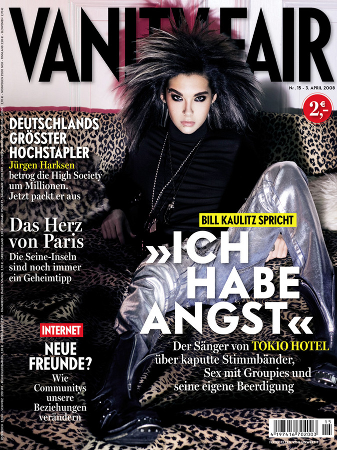 L'intervista di Vanity Fair a Bill Kaulitz